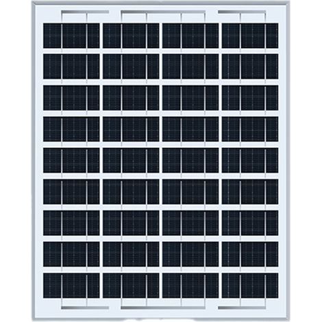 Panel solar, 20W, 18V, 350x550 mm, negro (1/5)