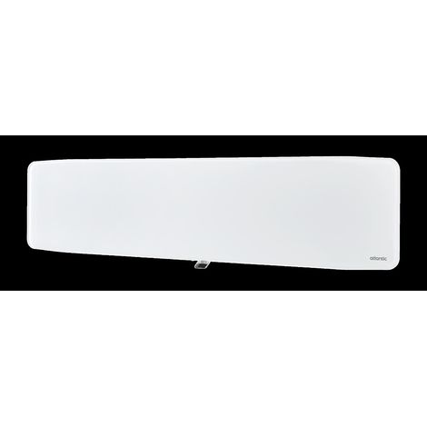 Atlantic – Radiateur à inertie verre connecté plinthe 1500W – Corps en fonte – Connectivité Cozytouch – Dimensions 1320 x 300 x 115 mm – 507658 (1/4)
