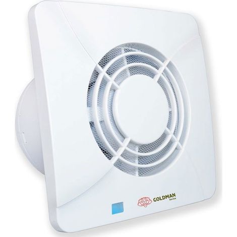 Extractor silencioso - GOLDMAN SERVICE - Ø100 mm - 30 m³/h - Anti-humedad y anti-olor