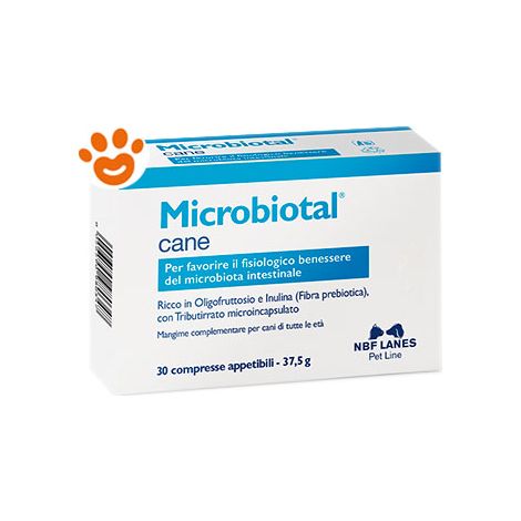 NBF Lanes Dog Microbiotal  - NBF Lanes Dog Microbiotal - Confezione da 30 Compresse