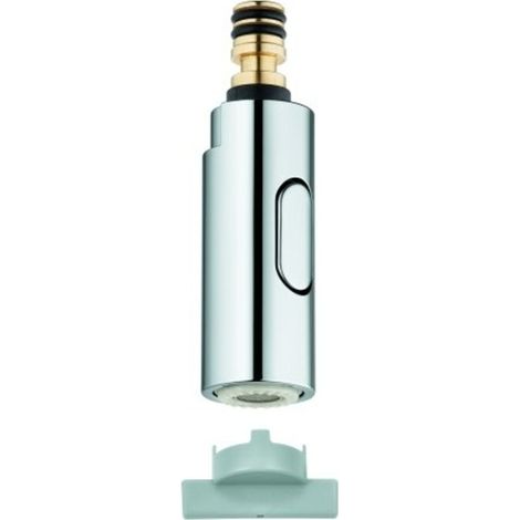 GROHE Spülbrause 46967, herausziehbare SpeedClean Profibrause, für Concetto Spültischbatterien, chrom (1/2)