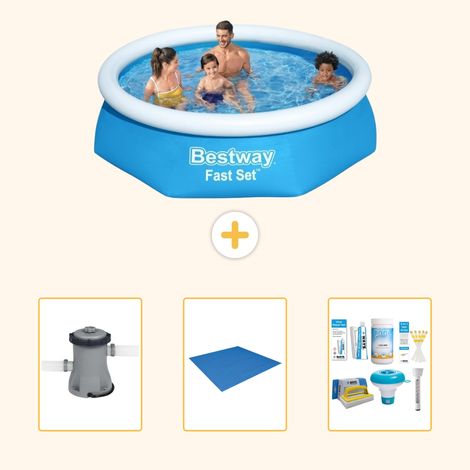 Bestway Bestway Fast Set Ronde - 244x61 cm - 4-pièces  S22271 (1/5)