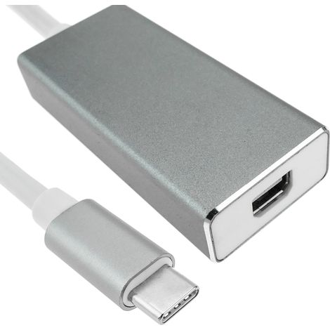 BeMatik - Câble USB 3.1 C mâle vers mini DisplayPort femelle Convertisseur vidéo 4K Ultra HD 60Hz C20CH 10cm (1/5)