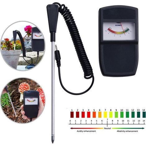 Misuratore di pH ad ago per il terreno – Tester di pH senza batterie – Misurazioni accurate in 5-10 secondi – Leggero e portatile per il giardinaggio in interni ed esterni (1/5)