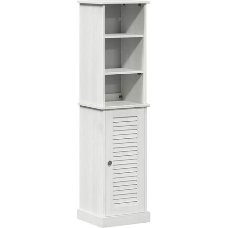 Maison Exclusive - Set di mobili per il bagno VIGO 2 pcs Bianco e Bianco Antico