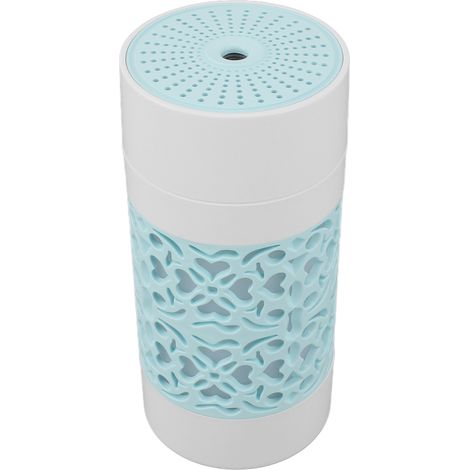 Auto-Luftbefeuchter mit Ultraschall, großem Sprühvolumen, geräuschlosem USB-Anschluss und Mini-Diffusor (250 ml) für Auto, Büro und Schlafzimmer, Hellblau (1/5)