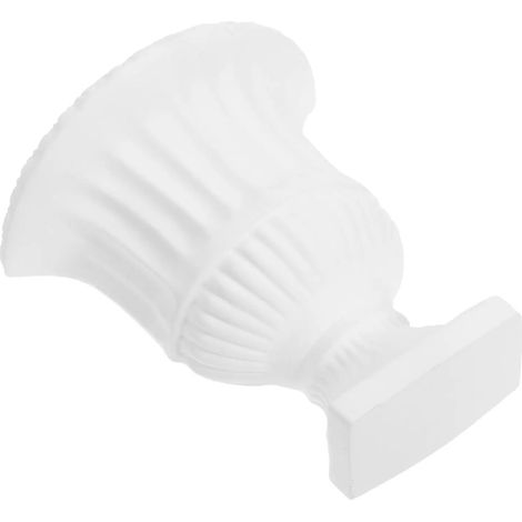 Jardinière murale, demi-vase vintage en plâtre, style rétro, à fixer au mur (1/5)