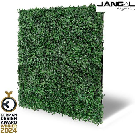 JANGAL Pannelli acustici Modulabili in FLORA sintetica ULTRAREALISTICA 52x52cm mod. DARK BUXUS