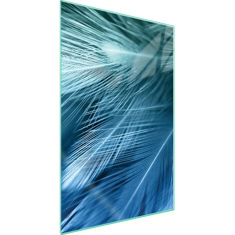 TAGLIERE IN VETRO 35x52 Feather (1/5)