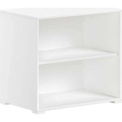 Bibliothèque Enfant 2 Niveaux "Sam" 67cm Blanc