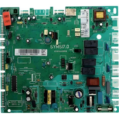 Saunier Duval – Circuit imprimé pour chaudière – Longueur 200mm – Largeur 150mm – 6 contacts – Pouvoir de coupure 16A