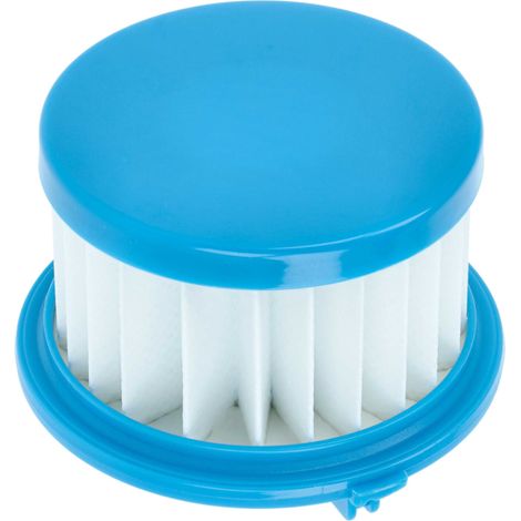 vhbw filtre compatible avec Ryobi 18V One+, PCL702, PCL702B, PCL702K aspirateur - Filtre HEPA blanc / bleu