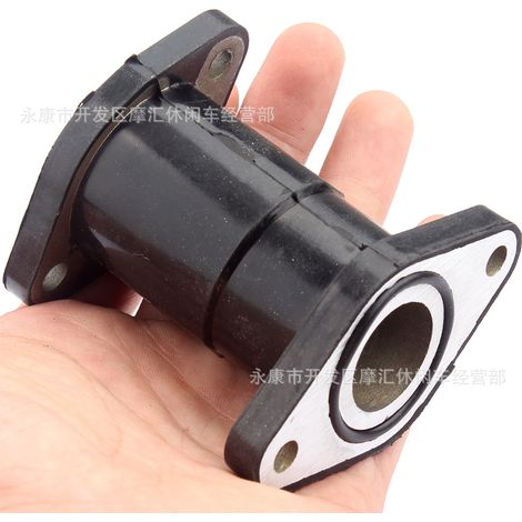 Connecteur d'interface de carburateur compatible avec le collecteur d'admission Yamaha Breeze 125 YFA1 (1989-2004). (1/4)