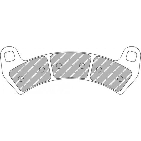 Plaquette de Frein Métal Fritté Sinter Grip Off Road - R90 (1/2)