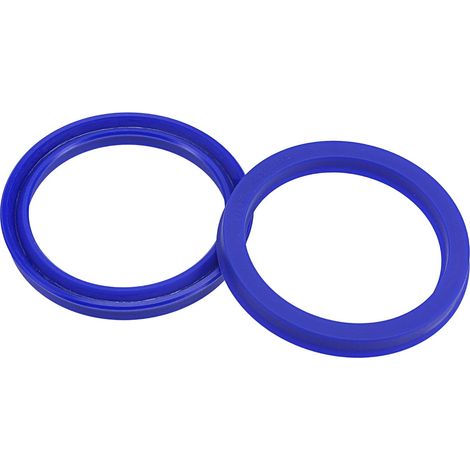 2 Pcs Joints Radiaux UHS, Joints D'huile En PU Pour Cylindres Hydrauliques (Bleu, 45-mm DI x 55-mm DE 6-mm Largeur) (1/5)