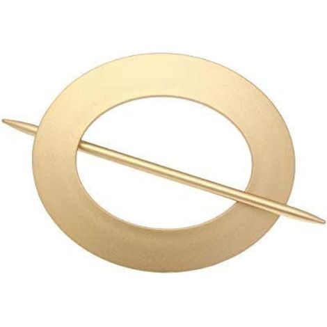 1 Embrasse PVC Ovale - Doré Mat (1/2)