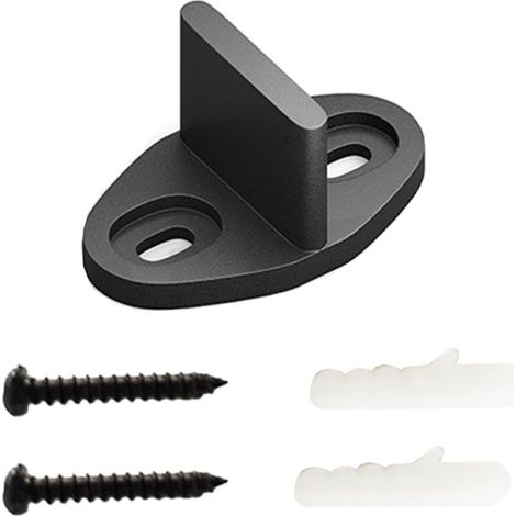 Adjustable Metal Floor Guide for Sliding Barn Door, Secure Installation, Elegant Design (Metal material) (1/4)