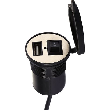 Wasserdichter USB-Anschluss für Motorräder – 12-V-Zigarettenanzünder-Ladegerät für Handys