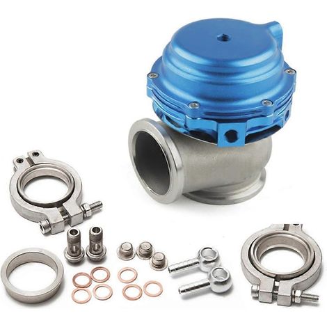 Modification automobile : Soupape de décharge de pression d'échappement turbocompressée bleue -- (1/5)