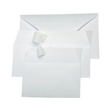 Enveloppe C5 - Clairefontaine - 120 g - Blanc - Paquet de 20 - Format 16,2 x 22,9 cm