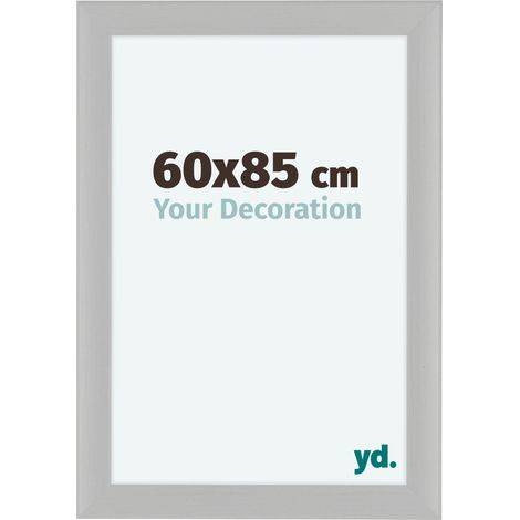 yd. - Cadre photo 60x85 - Blanc Grain de Bois - MDF - Como (1/5)