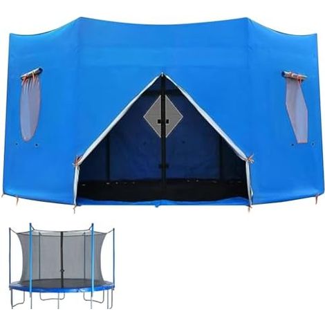 Tente pour Trampoline, Auvent De Pare-Soleil Supérieur Imperméable Protection Solaire Trampolines, Accessoires Trampolines Le Camping - 8FT (1/5)