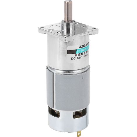 Moteur à engrenages DC 12V XD-42GA775, 20 tr/min, aimant permanent, faible vitesse, sens horaire/anti-horaire, usage industriel automatisé (1/5)