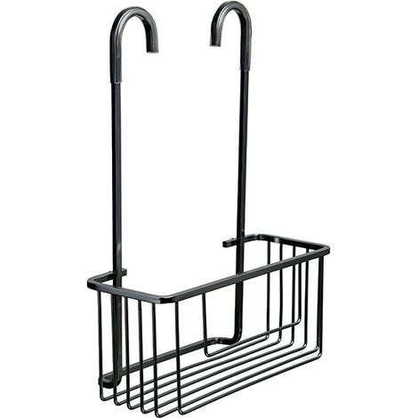 PLASTICOS TATAY Etagère de bain / douche noir a suspendre Aluminium