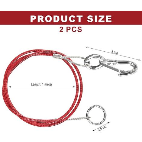 Câble Rupture remorque, câble Frein, INOX (1/2)