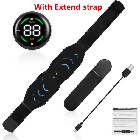 Cintura elettrica dimagrante per la stimolazione muscolare del corpo, strumento per l'allenamento dei muscoli addominali, tonificante e per favorire la perdita di peso, nuova cintura vibrante fitness