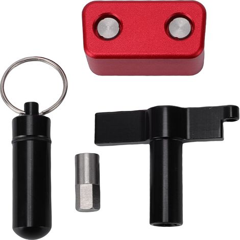 Decdeal Outil de verrouillage de port ODB, protection antivol sécurisée rouge OBD2 pour voitures, SUV, camions