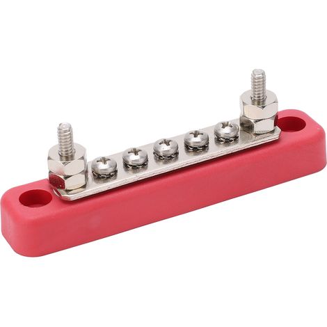 5-polige Stromverteilerleiste für Schaltungsmodifikationen, 48 V DC, 100 A Hochstrom (1/5)