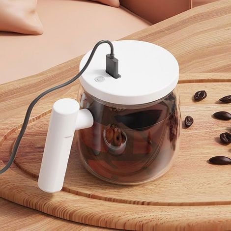 Mixeur électrique 400 Ml, Mixeur Rapide Et Léger, Rechargeable Par Usb, Idéal Pour Le Bureau, La Maison Et Les Dortoirs (Beige) (1/5)