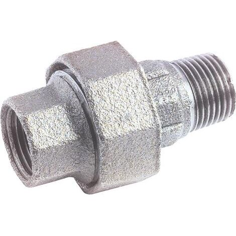 RACCORD UNION CONIQUE FONTE GALVANISEE MALE FEMELLE N° 341