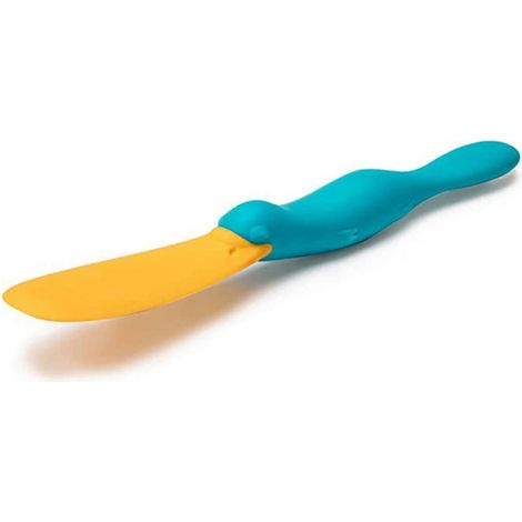 Spatule en silicone pour bocaux, spatule multifonctionnelle pour mélanger la cuisine, racloir à sauces. (1/2)
