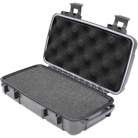 Étui rigide étanche pour outils avec boîte de rangement en mousse prédécoupée, organisateur et protection pour quincaillerie (1/4)
