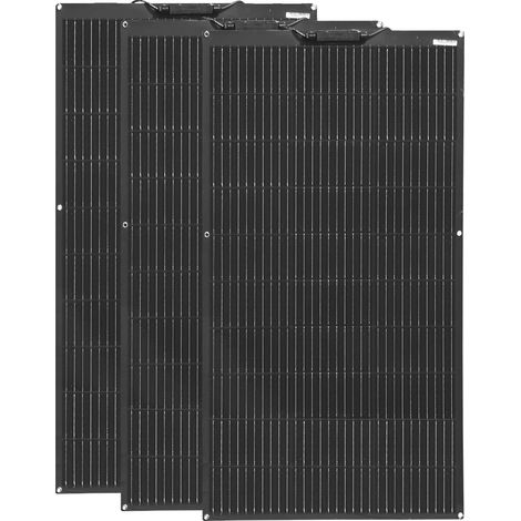 Panneau Solaire Flexible, 200W de Puissance, Haute Efficacité, 3pcs 100W panneau solaire (1/2)