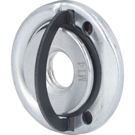 Écrou de blocage M14 pour meuleuse d'angle, acier 40Cr haute résistance, fixation rapide, diamètre extérieur 45 mm, plaque à dégagement rapide pour meuleuse. (1/5)