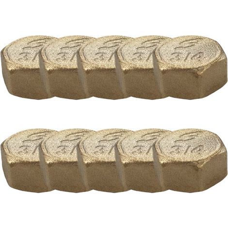 Lot de 10 Bouchons Laiton Femelle 3/4" (20/27) - Arcanaute (1/3)