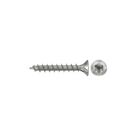 fischer Spanplattenschraube PowerFast FPF II CTF 3,5 x 35 A2 30 Senkkopf Innenst. TX Vollgew. Edelstahl A2 - 578041 (1/5)