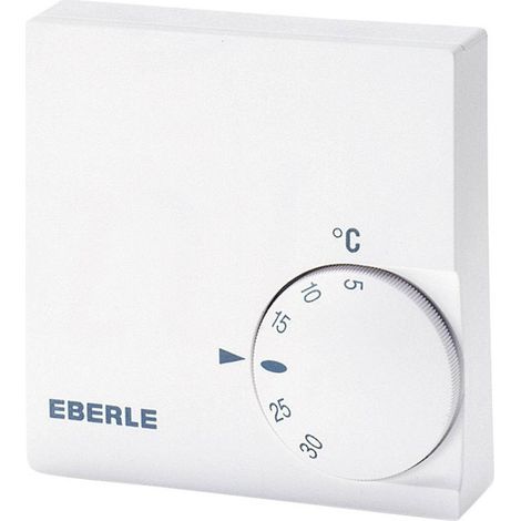Termostato Eberle RTR-E 6124 blanco ajuste 5 a 30 °C