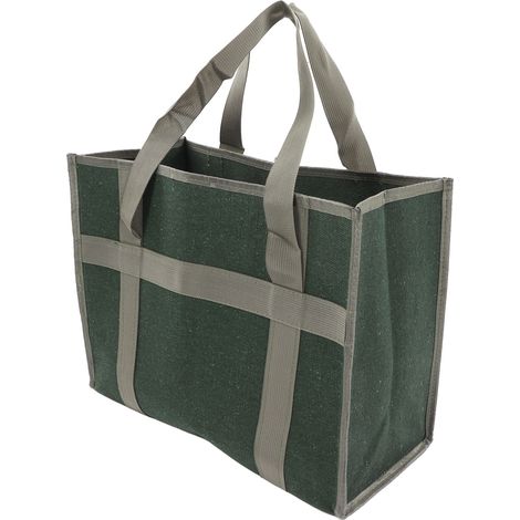 Sac de travail largeur étroite canvas OD Green Capacité maximale résistance waterproof Sac de transport outils électricien 43cm x 32cm x 21cm (1/5)