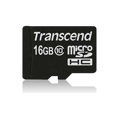 Tarjeta microSD de 16GB Transcend SDHC Clase 10 (sin adaptador) (1/4)
