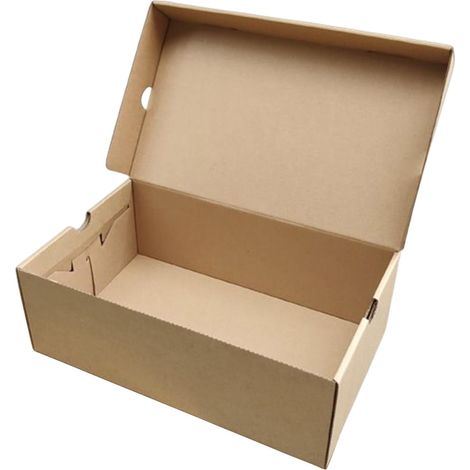 Boite De Rangement Pour Chaussures - Carton Kraft - 33 X 22 X 12 Cm - Pour Placard Chambre Ou Entrée - 1 Pièce (1/5)