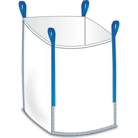 BIG BAG oben offen Tragkraft 1500 kg, 90 x 90 x 90 cm 1 25 stück
