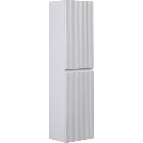 Armadio da bagno Thermis 40 x 30 x 150 cm Bianco - con 2 ante