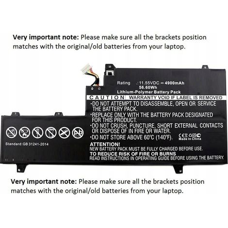 Batterie CoreParts 57 Wh 11,55 V 6 cellules mbxhp-BA0141