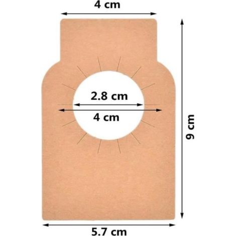Lot de 100 étiquettes en papier kraft pour bouteille de vin porte-bouteilles porte-bouteilles champagne boissons Multicol TASTE-VIN (1/4)