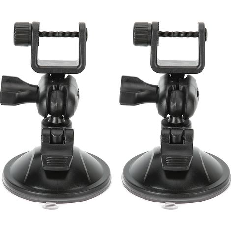 2 Pièces Support de GPS à Ventouse Rotatif 360 Degrés avec Tête en U pour Caméra de Conduite (1/5)