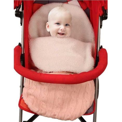 Sac de couchage - - Bébé unisexe - Polaire épaisse - Doux et chaud - 0 à 12 mois - Rose (1/3)
